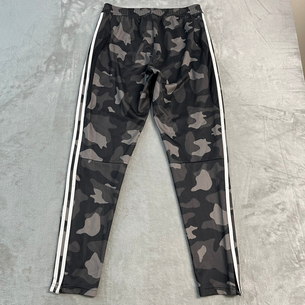 Adidas Mens Tiro 19 Camo Training Pants Grey Black Joggers Mens Medium Zip Ankle - Picture 11 of 16